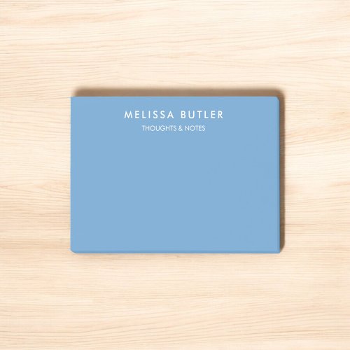 Minimalist Modern Light Blue Post_it Notes