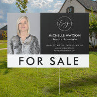 Minimalist Modern Logo Estate Agent Photo For Sale