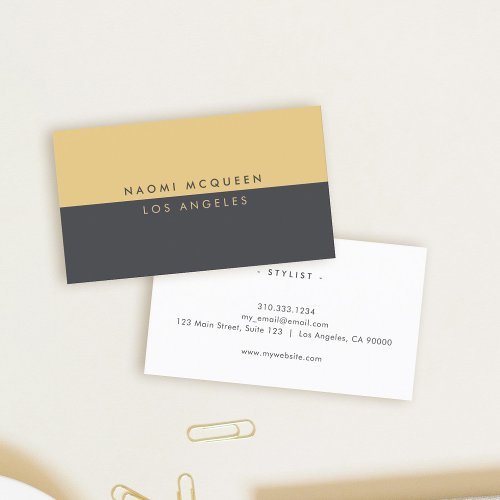 Minimalist Modern Luxury Dusty Blue  Business Card