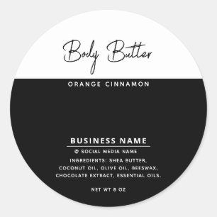 Minimalist modern luxury typography white label