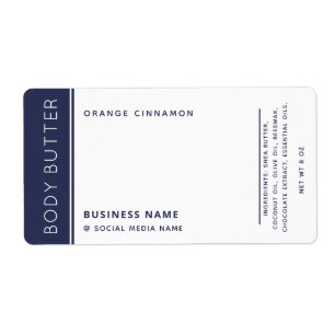 Minimalist modern luxury typography white label