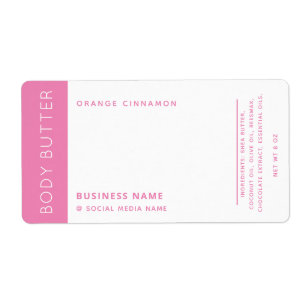 Minimalist modern luxury typography white label
