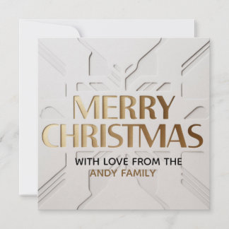 Minimalist Modern Merry Christmas Card
