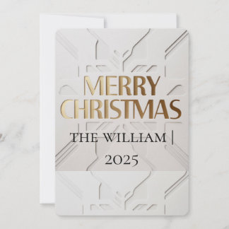 Minimalist Modern Merry Christmas Card
