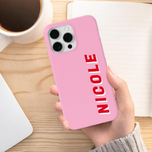 Minimalist Modern Monogram iPhone 15 Pro Max Case