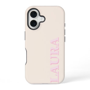 Minimalist Modern Monogram iPhone 16 Case