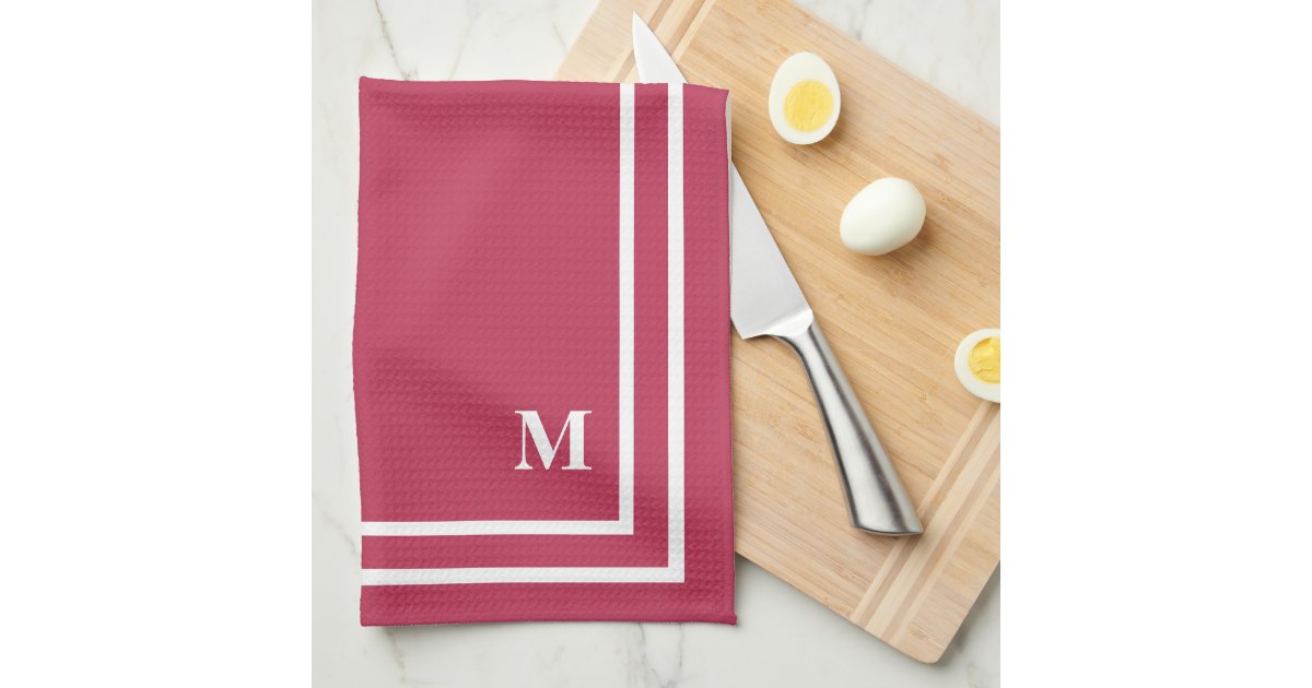Modern Monogram Kitchen Towel