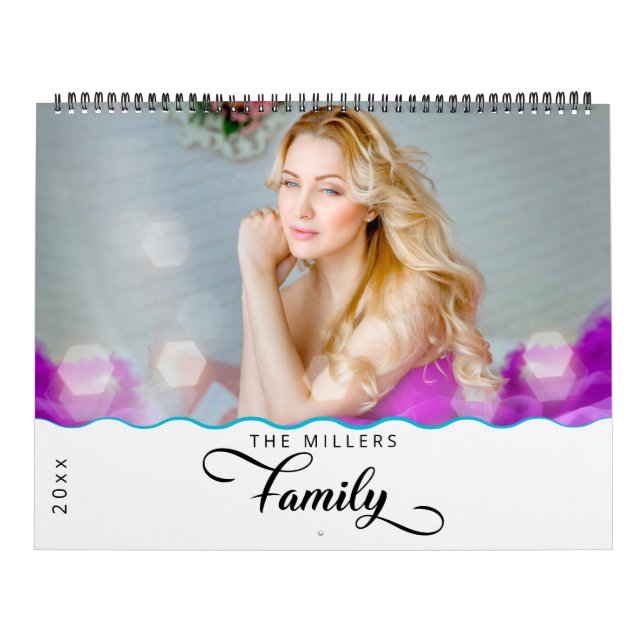 Minimalist Modern Photo Family 2023 Calendar (Cover)