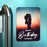 Minimalist Modern Photo Happy Birthday Gift Magnet<br><div class="desc">Minimalist Modern Photo Happy Birthday Gift Magnet 🎉✨ Elevate Your Celebration with Personalized Birthday Magnets! 🌟🎂 Make your birthday truly memorable with our exquisite Birthday Magnet collection – the perfect blend of modern elegance and personalization. These custom magnets serve as delightful favors, adding a touch of sophistication to your special...</div>