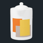 Minimalist Modern Plain Teapot<br><div class="desc">Attractive,  simple,  elegant design. You can change the fonts,  colors,  backgorund with easy to use tool.</div>