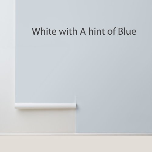 Minimalist Modern Plain White Blue Wallpaper