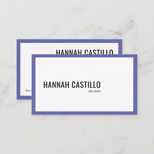 Minimalist Modern Professional Business Card