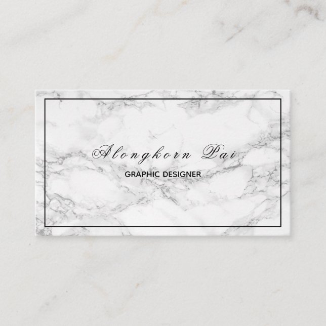 Minimalist Modern Professional Business Card (Front)