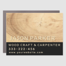 Minimalist modern professional carpenter