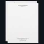Minimalist Modern Professional Creative Letterhead<br><div class="desc">You can change the fonts,  colors,  backgorund with easy to use tool.</div>