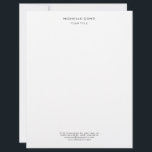 Minimalist Modern Professional Creative Letterhead<br><div class="desc">You can change the fonts,  colors,  backgorund with easy to use tool.</div>