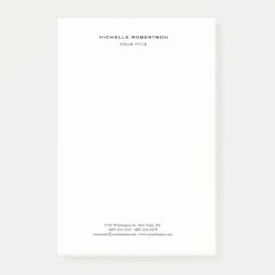 Minimalist Modern Professional Creative Post-it Notes