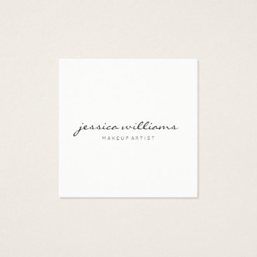 Minimalist Modern Professional II Square Business Card Minimalist Modern Professional II Square Business Card