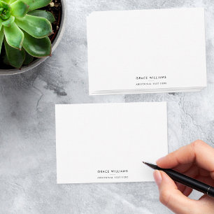 Minimalist Modern Professional Note Card