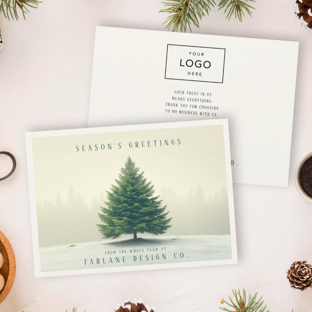 Minimalist Modern Professional Simple Office Holiday Card (Creator Uploaded)