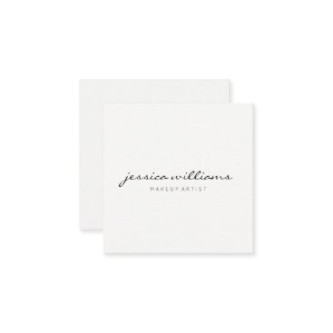 Minimalist Modern Professional Square II Square Business Card Minimalist Modern Professional Square II Square Business Card