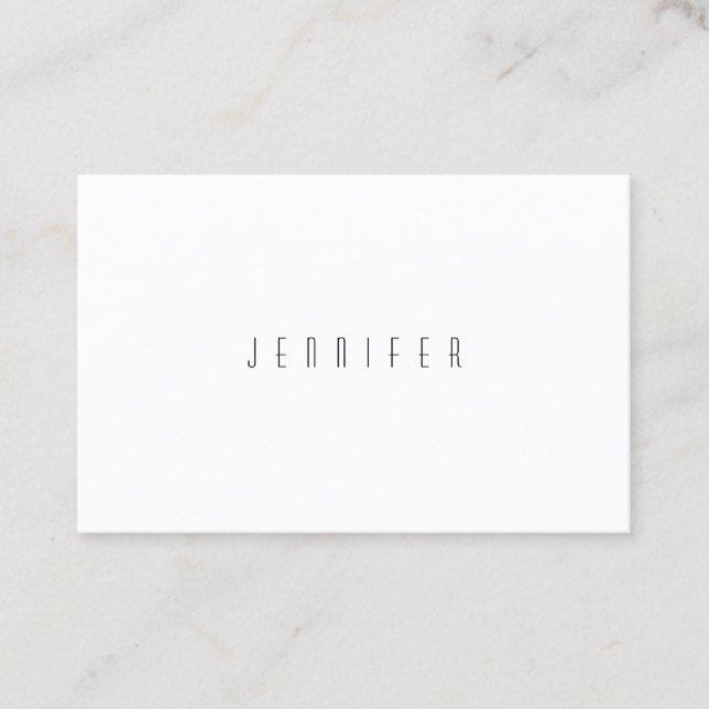 Minimalist Modern Professional Template Elegant Business Card (Front)