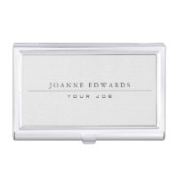 Minimalist modern professional white burlap