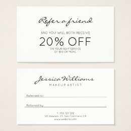 referral card templates