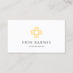 Minimalist Modern Reflective B Monogram Business Card