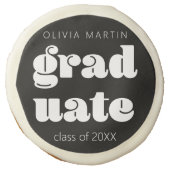 Minimalist modern retro Graduate design with name Sugar Cookie (Front)
