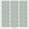 Minimalist Modern Sage Green Guest Address Labels