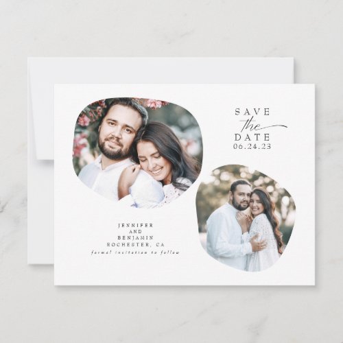 Minimalist Modern Save the Date Photo