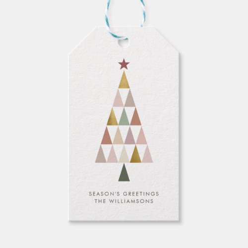 Minimalist Modern Scandi Simple Christmas Tree Gift Tags