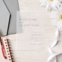 Minimalist Modern Simple Wedding Overlay