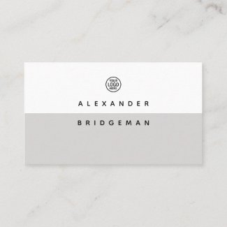Minimalist, modern social media Business Card