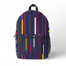 Minimalist Modern Stripes Backpack