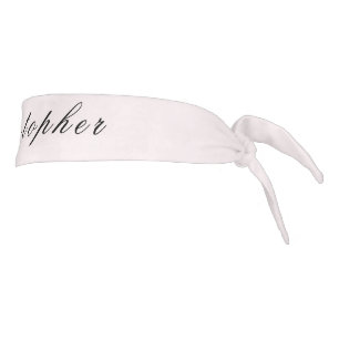 Minimalist Modern Stylish Blush Pink Custom Tie Headband