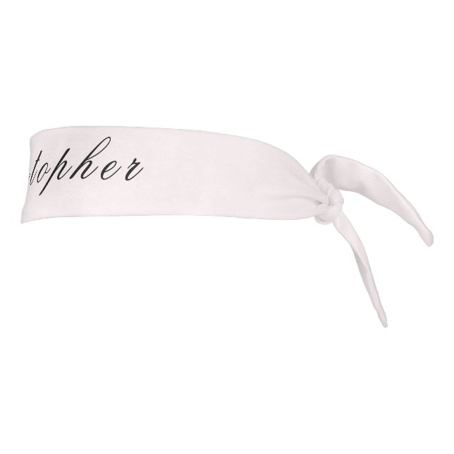 Minimalist Modern Stylish Blush Pink Custom  Tie Headband (Rotate 90)