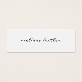 Minimalist Modern Stylish Mini Business Card