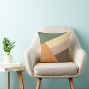 Minimalist modern throw pillow