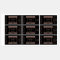 Minimalist modern typography black  product  label