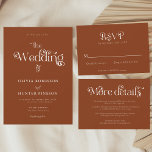 Minimalist Modern Typography Photo Wedding Invitation<br><div class="desc">Minimalist Modern Typography Photo Wedding Invitation</div>