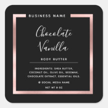 Minimalist modern typographyrose gold frame