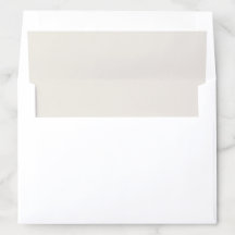 Minimalist Modern Wedding Envelope Liner A7