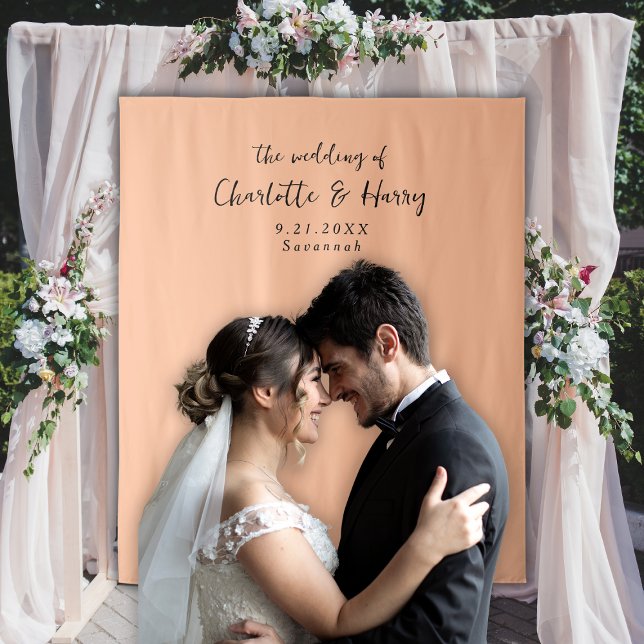 Minimalist Modern White Wedding Photo Backdrop (Creator Uploaded)