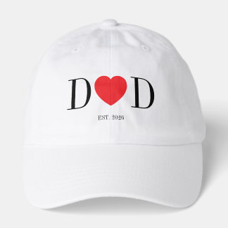 Minimalist Mom with Red Heart Hat