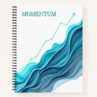 Minimalist Momentum | Clean Chart & Typography Des Notebook
