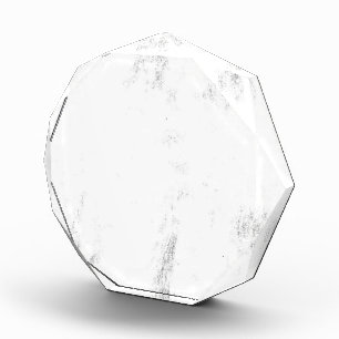 Minimalist Monochrome Grunge Texture Acrylic Award