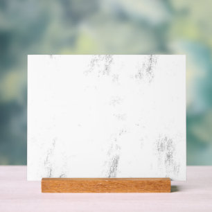 Minimalist Monochrome Grunge Texture Acrylic Sign