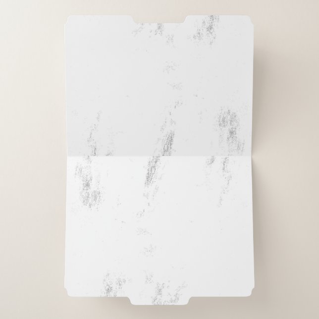 Minimalist Monochrome Grunge Texture File Folder (Inside Center)